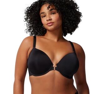 Soma Vanishing Perfect Coverage Women Bra 40D Front Close Black  Underwire